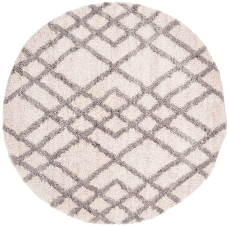 Safavieh Berber Shag Ber214A Cream/Grey Rug.