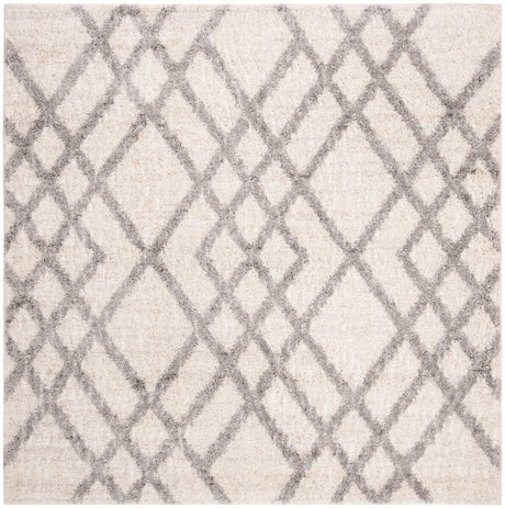 Safavieh Berber Shag Ber214A Cream/Grey Rug.