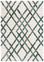 Safavieh Berber Shag Ber214C Ivory/Green Rugs.