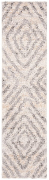 Safavieh Berber Shag Ber218A Cream/Grey Rug.