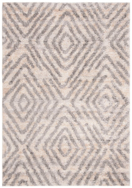 Safavieh Berber Shag Ber218A Cream/Grey Rug.