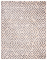 Safavieh Berber Shag Ber218A Cream/Grey Rug.
