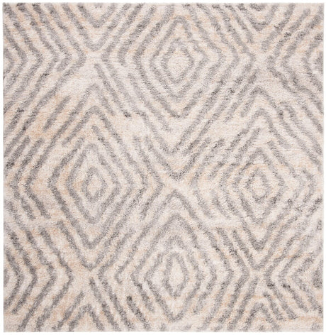 Safavieh Berber Shag Ber218A Cream/Grey Rug.