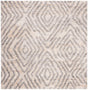 Safavieh Berber Shag Ber218A Cream/Grey Rug.