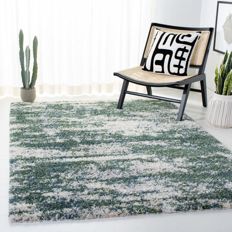 Safavieh Berber Shag Ber219Y Green/Beige Rugs.
