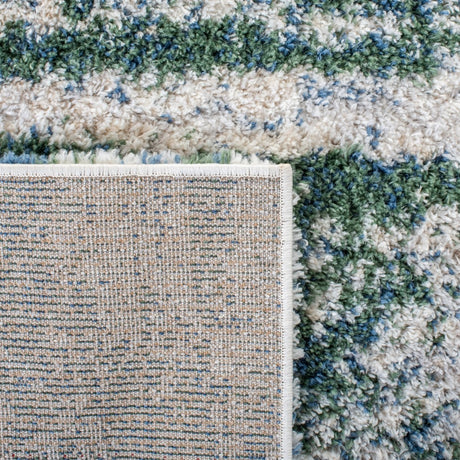 Safavieh Berber Shag Ber219Y Green/Beige Rugs.