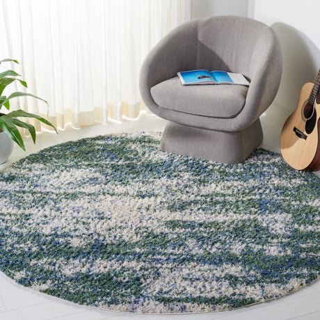 Safavieh Berber Shag Ber219Y Green/Beige Rugs.