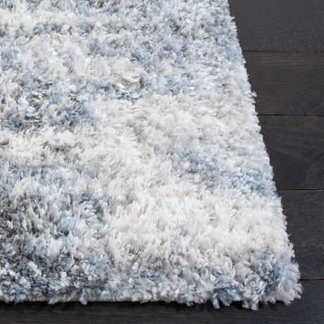 Safavieh Berber Shag Ber273A Ivory/Grey Rugs.