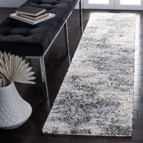 Safavieh Berber Shag Ber273A Ivory/Grey Rugs.