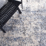 Safavieh Berber Shag Ber274B Ivory/Blue Rugs.
