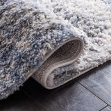 Safavieh Berber Shag Ber274B Ivory/Blue Rugs.