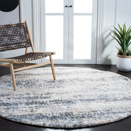 Safavieh Berber Shag Ber276A Ivory/Charcoal Rugs.