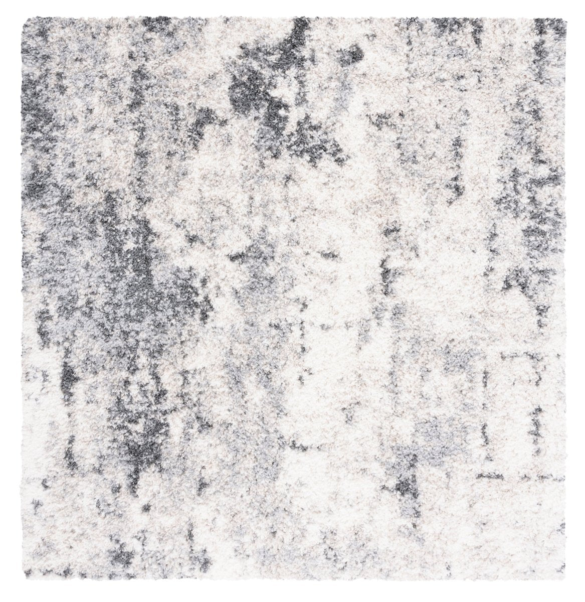 Safavieh Berber Shag Ber408A Ivory/Grey Rugs.