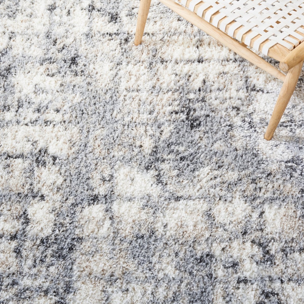 Safavieh Berber Shag Ber410F Grey/Ivory Rugs.