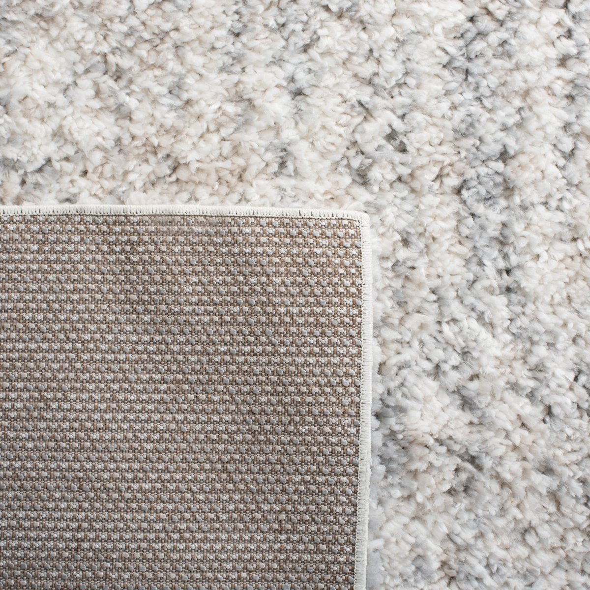 Safavieh Berber Shag Ber416F Grey/Ivory Rugs.