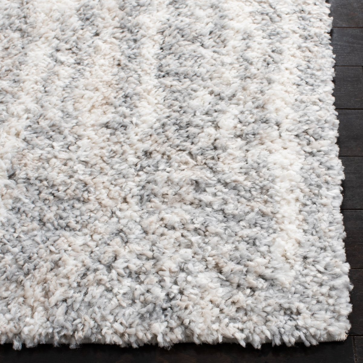 Safavieh Berber Shag Ber416F Grey/Ivory Rugs.