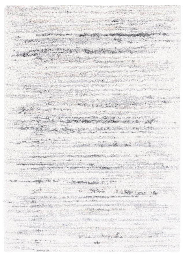 Safavieh Berber Shag Ber424A Ivory/Grey Rug.
