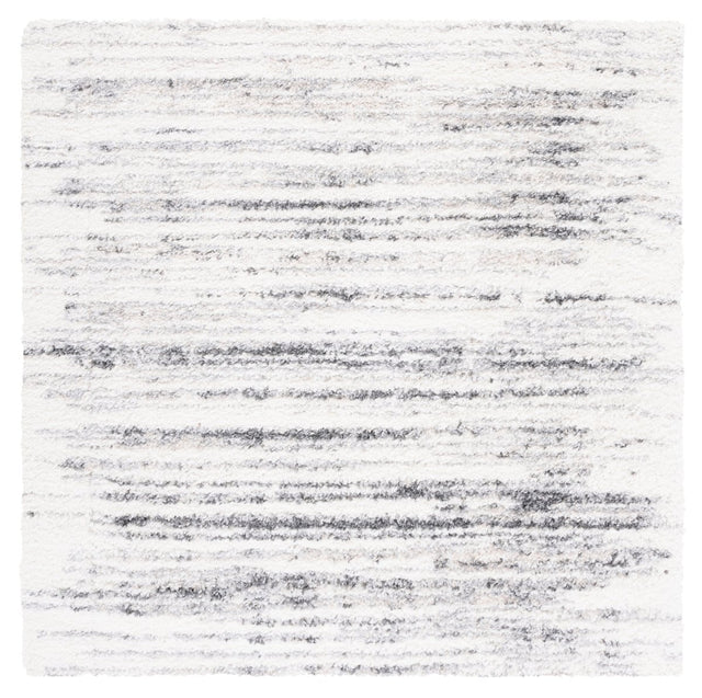 Safavieh Berber Shag Ber424A Ivory/Grey Rug.