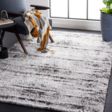 Safavieh Berber Shag Ber539F Grey/Dark Grey Rug.