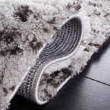 Safavieh Berber Shag Ber539F Grey/Dark Grey Rug.
