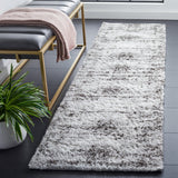 Safavieh Berber Shag Ber539F Grey/Dark Grey Rug.
