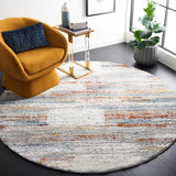 Safavieh Berber Shag Ber541A Blue Rust/Ivory Rug.
