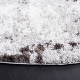 Safavieh Berber Shag Ber543F Grey/Dark Grey Rug.