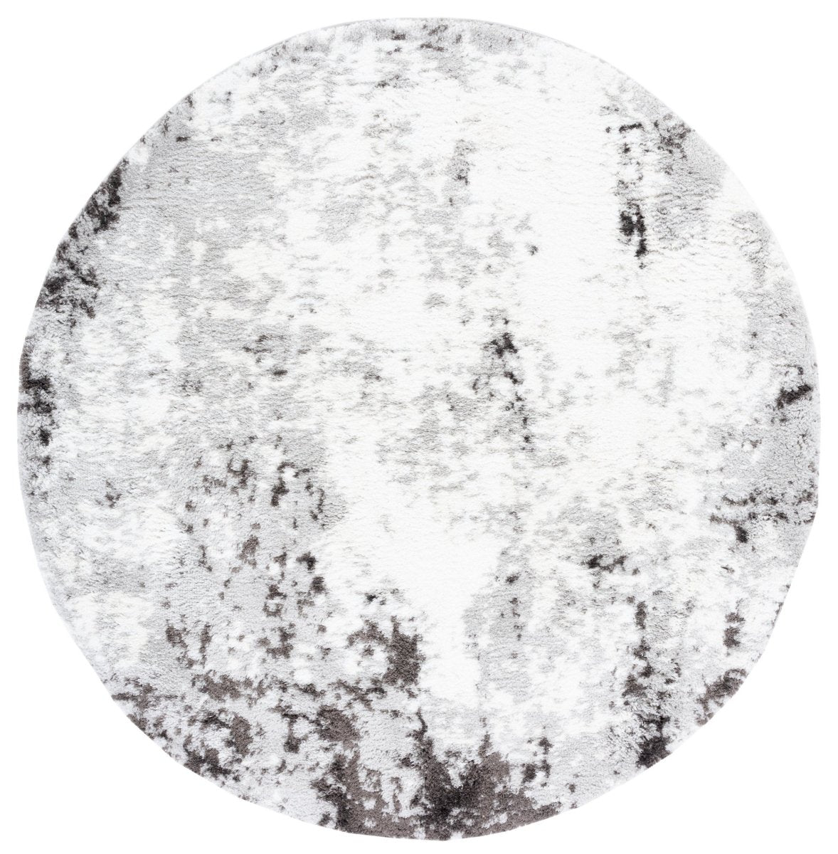 Safavieh Berber Shag Ber543F Grey/Dark Grey Rug.