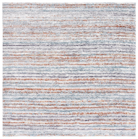 Safavieh Berber Shag Ber545A Blue Rust/Ivory Rug.