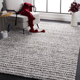 Safavieh Berber Shag Ber545F Grey/Dark Grey Rug.