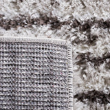 Safavieh Berber Shag Ber545F Grey/Dark Grey Rug.