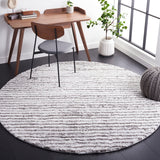 Safavieh Berber Shag Ber545F Grey/Dark Grey Rug.