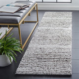 Safavieh Berber Shag Ber545F Grey/Dark Grey Rug.