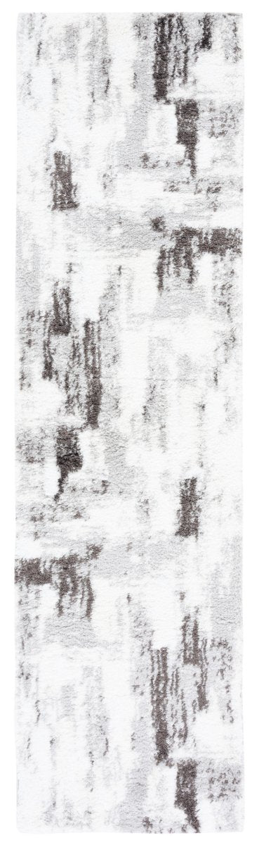 Safavieh Berber Shag Ber549F Grey/Dark Grey Rug.