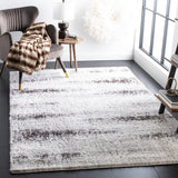Safavieh Berber Shag Ber551F Grey/Dark Grey Rug.