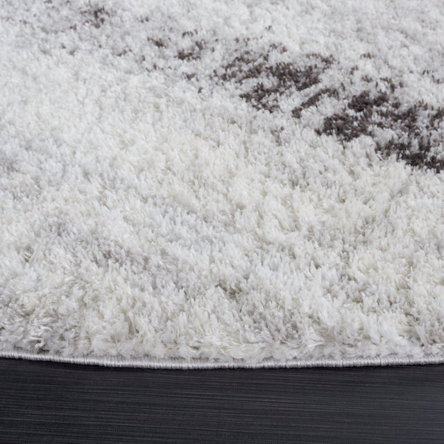 Safavieh Berber Shag Ber551F Grey/Dark Grey Rug.