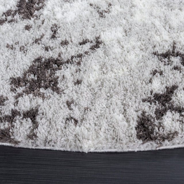 Safavieh Berber Shag Ber555F Light Grey/Dark Grey Rug.