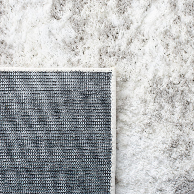 Safavieh Berber Shag Ber555F Light Grey/Dark Grey Rug.