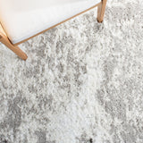 Safavieh Berber Shag Ber555F Light Grey/Dark Grey Rug.