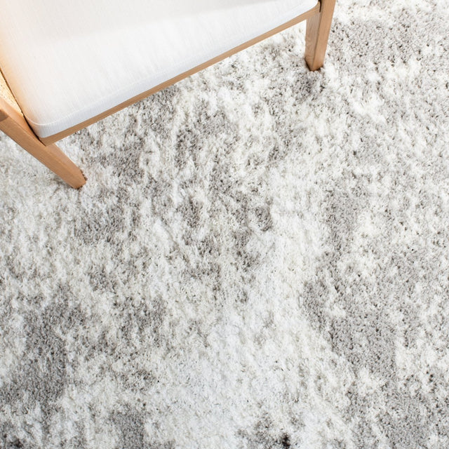 Safavieh Berber Shag Ber555F Light Grey/Dark Grey Rug.