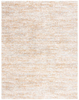 Safavieh Berber Shag 10'-0" x 14'-0" Rug in Ivory / Light Gold