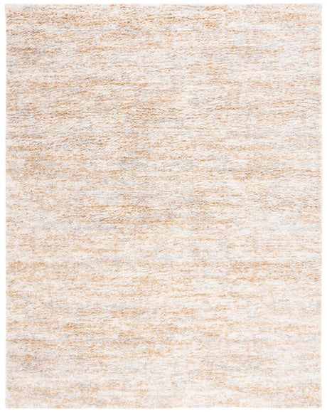 Safavieh Berber Shag 10'-0" x 14'-0" Rug in Ivory / Light Gold