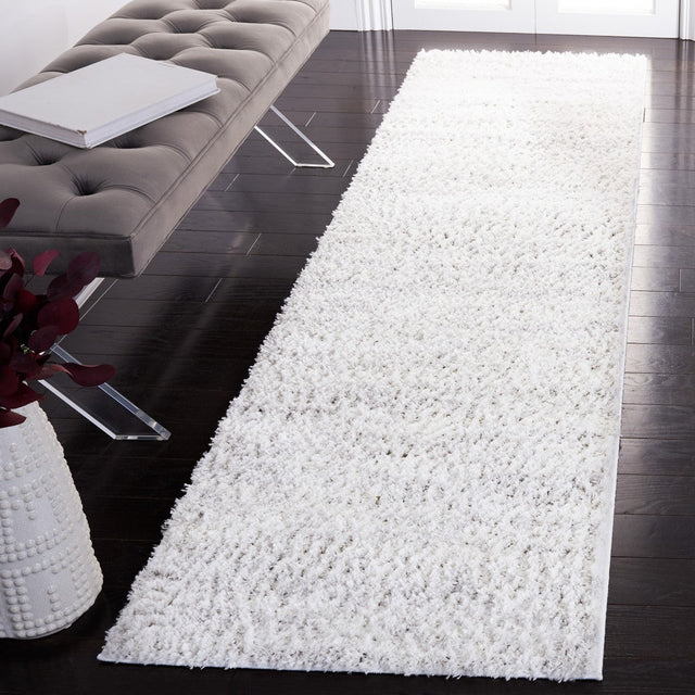 Safavieh Berber Shag Ber563F Ivory/Light Grey Rug.