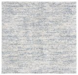Safavieh Berber Shag 8'-0" x 8'-0" Rug in Ivory / Light Aqua