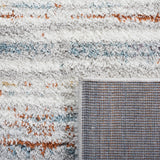 Safavieh Berber Shag Ber565A Blue Rust/Ivory Rug.