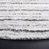 Safavieh Berber Shag Ber565F Grey/Dark Grey Rug.