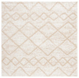 Safavieh Berber Shag 7'-0" x 7'-0" Rug in Ivory / Beige