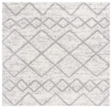 Safavieh Berber Shag 7'-0" x 7'-0" Rug in Ivory / Grey