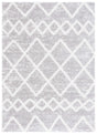 Safavieh Berber Shag 4'-5" x 6'-5" Rug in Grey / Ivory