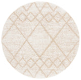 Safavieh Berber Shag 7'-0" x 7'-0" Rug in Ivory / Beige